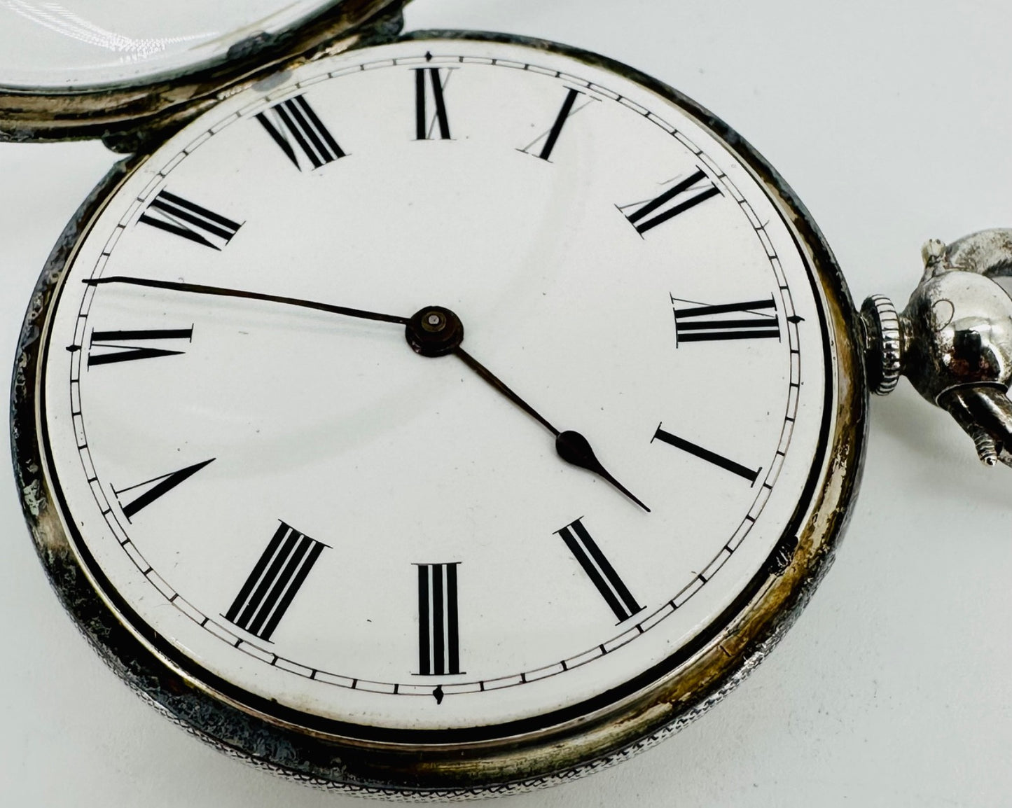 Antique Silver Cased Stauffer Pocket Watch – Working – W.W. Nichols c.1880s