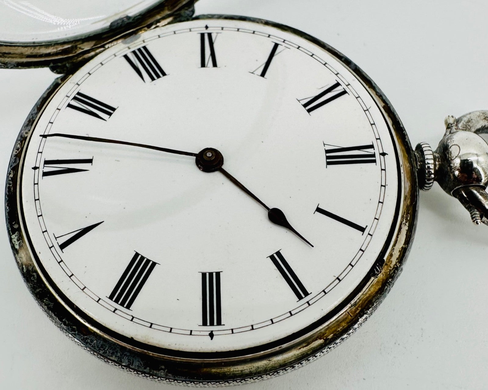 Antique Silver Cased Stauffer Pocket Watch – Working – W.W. Nichols c.1880s