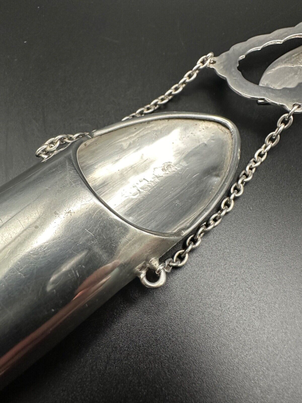 Antique Silver Spectacles Glasses Holder Case - Birmingham 1908 Russells Ltd