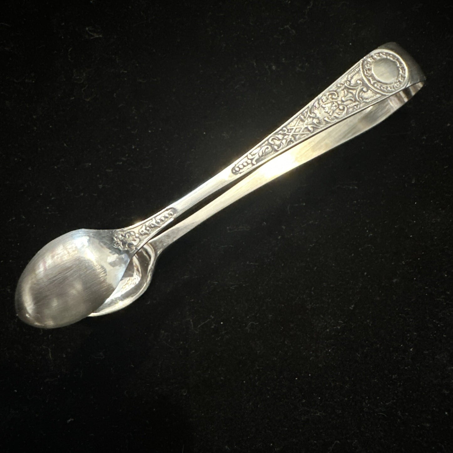 Antique Silver Plate Sugar Tongs