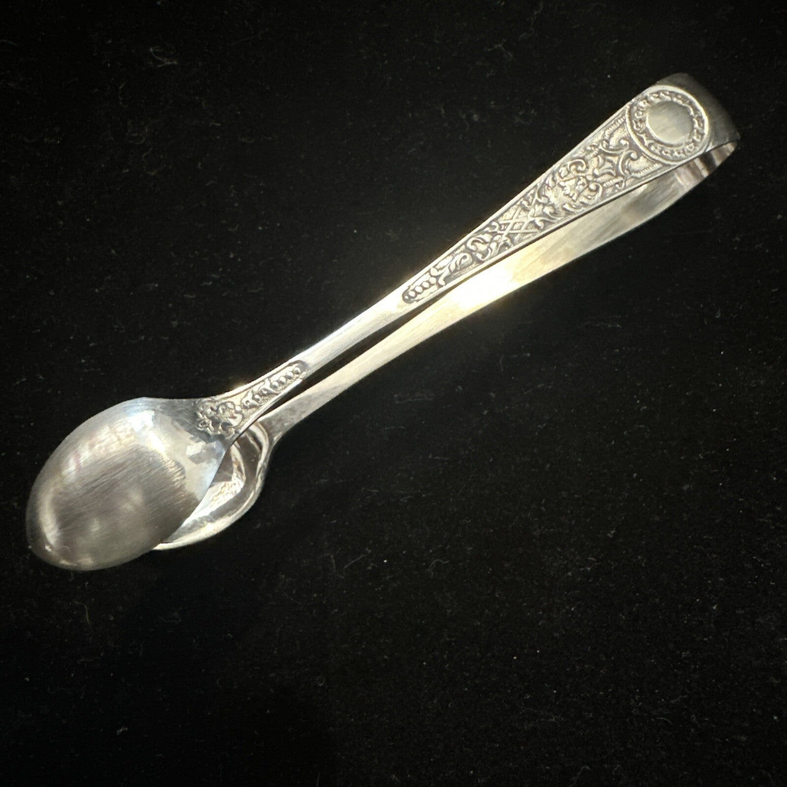 Antique Silver Plate Sugar Tongs