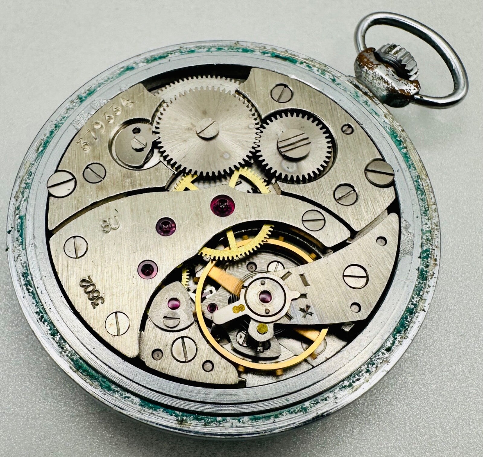 Vintage Sekonda 18 Jewels Pocket Watch – USSR Made – Working – 3602 Movement