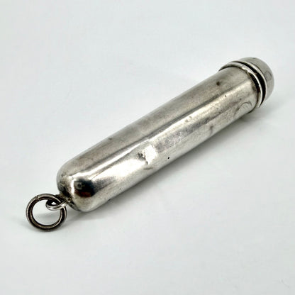 Antique Silver Cased Cheroot Holder – Birmingham 1919 – 18 R.G.P. – Edwardian