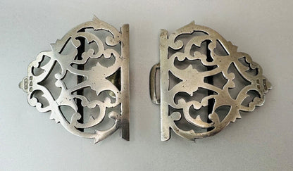 Antique Solid Silver Belt Buckle – Chester 1898 by John Millward Banks