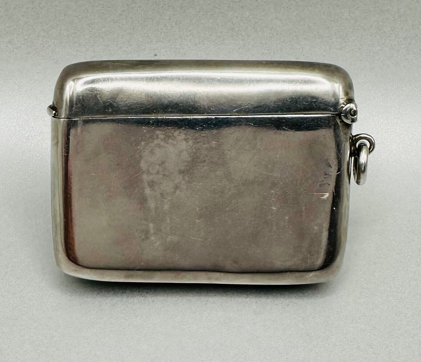 Antique Silver Vesta Case - Smith & Bartlam - Birmingham 1908