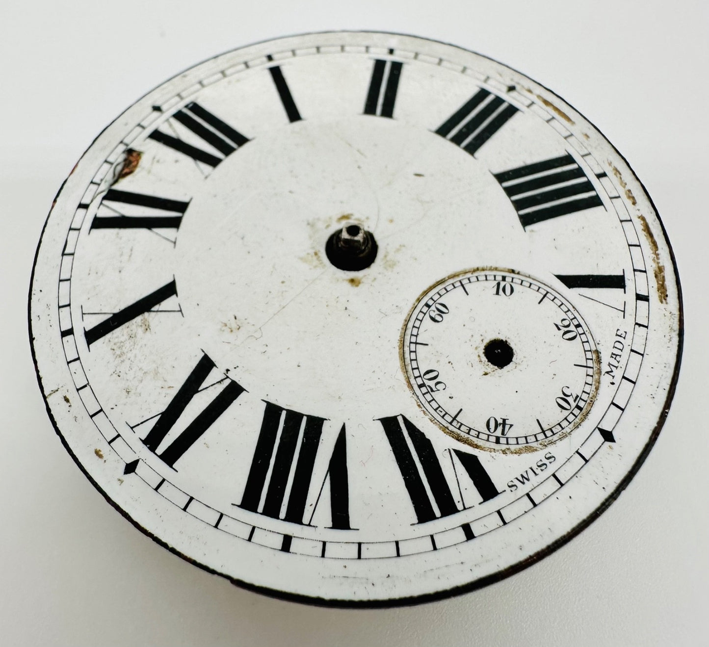 Antique Swiss Pocket Watch Movement – Spares or Repair