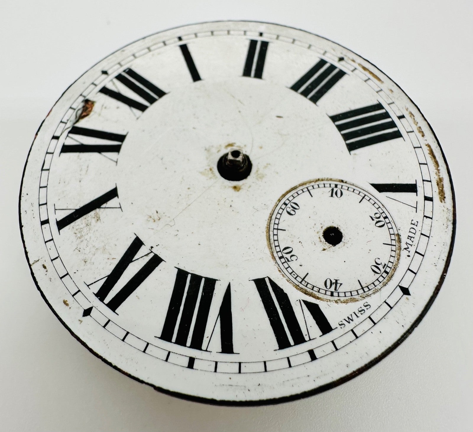 Antique Swiss Pocket Watch Movement – Spares or Repair