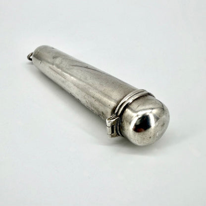 Antique Silver Cased Cheroot Holder – Birmingham 1919 – 18 R.G.P. – Edwardian