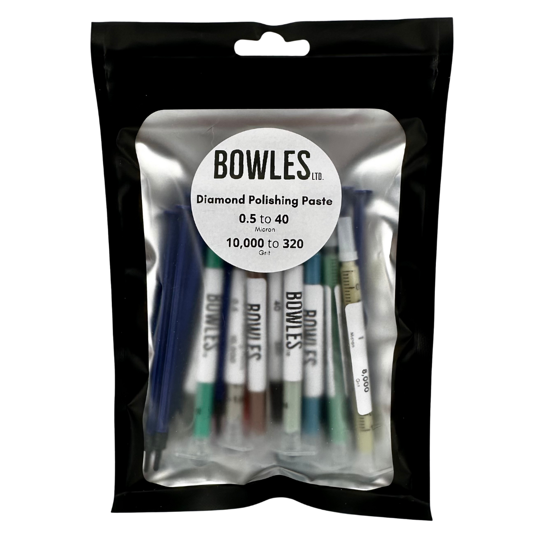 Diamond Polishing Compound Lapping Paste Set 11x1ml 0.5–40µm (320–10000 Grit)