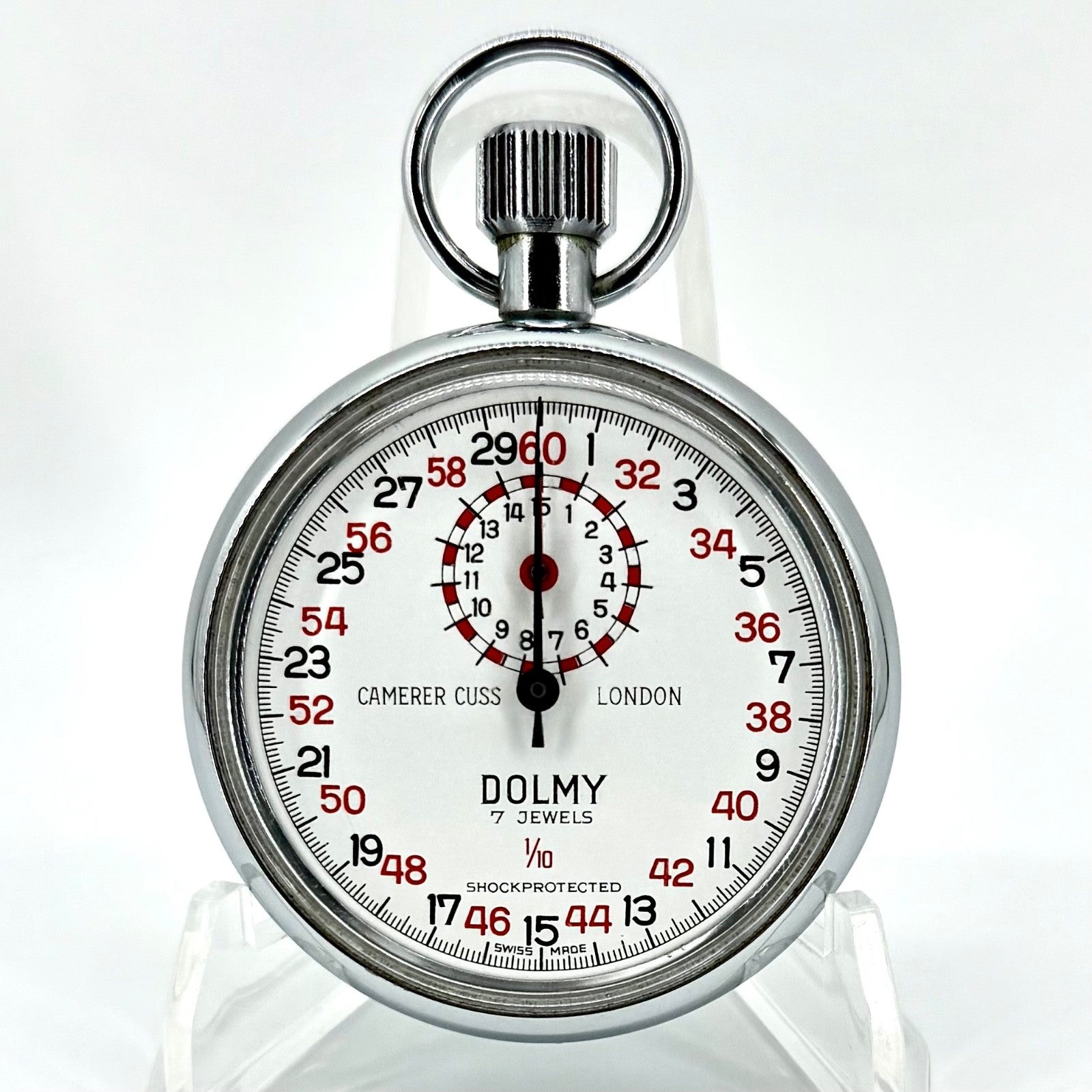 Vintage Camerer Cuss Dolmy Stopwatch – Swiss Made, Baumgartner 411 Movement