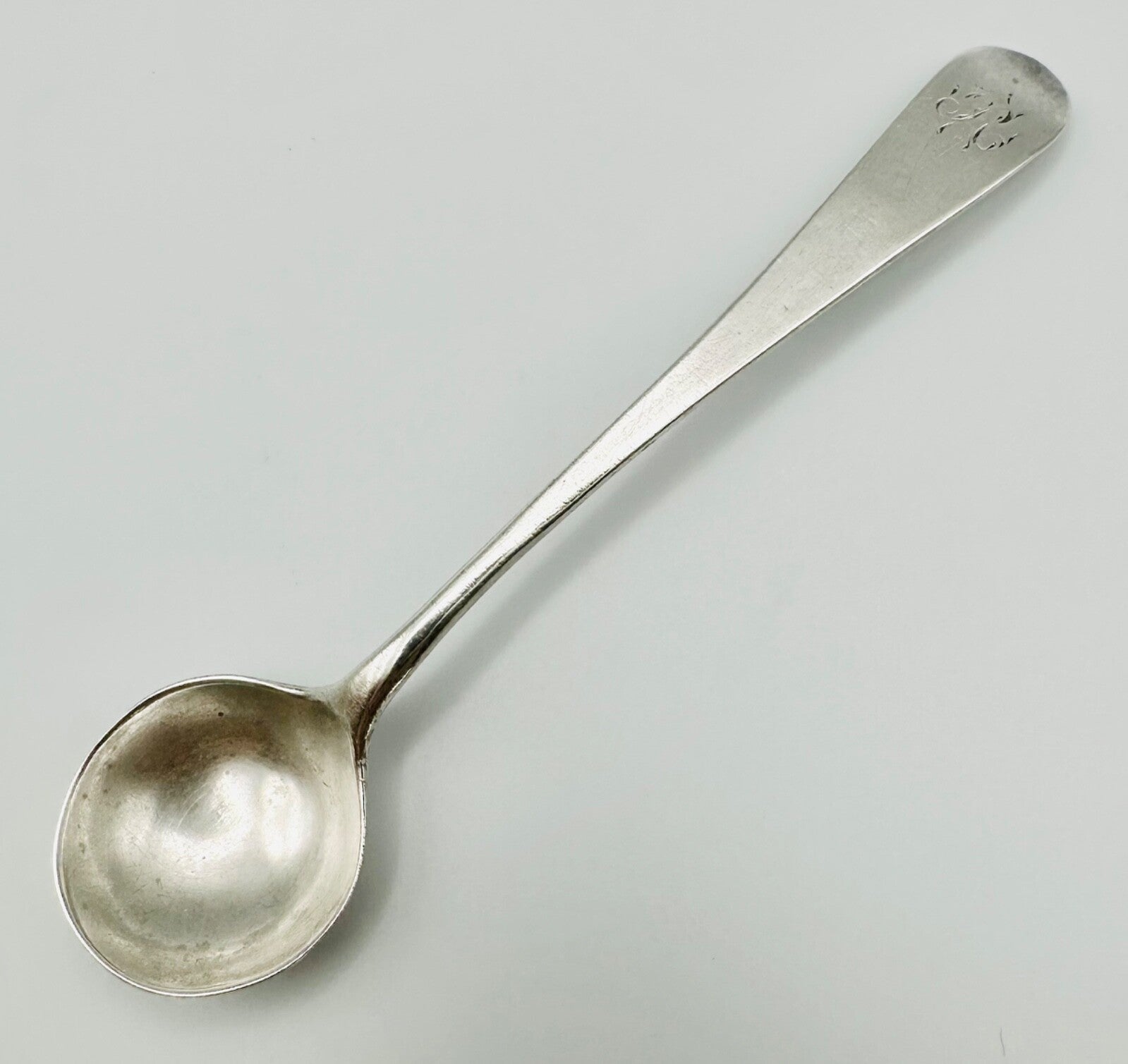 Antique Solid Silver Salt Spoon – Hallmarked London 1805