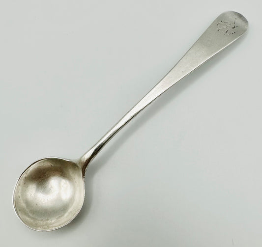 Antique Solid Silver Salt Spoon – Hallmarked London 1805