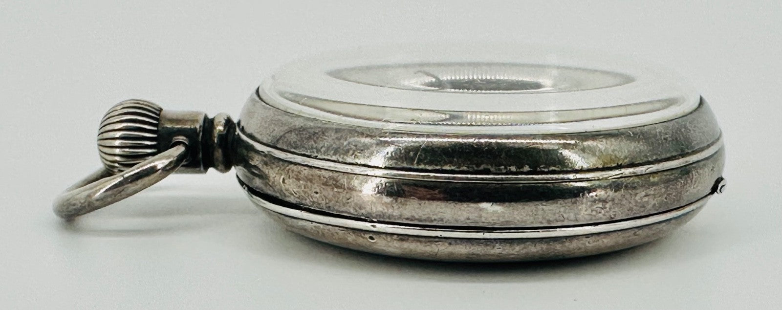 Antique Silver Pocket Watch - Dimier Frères & Co. - Birmingham 1920 - Working