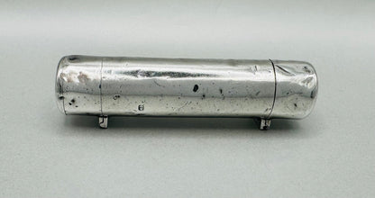 Antique Sterling Silver Scent Bottle & Pill Holder - 1894 Hilliard & Thomason