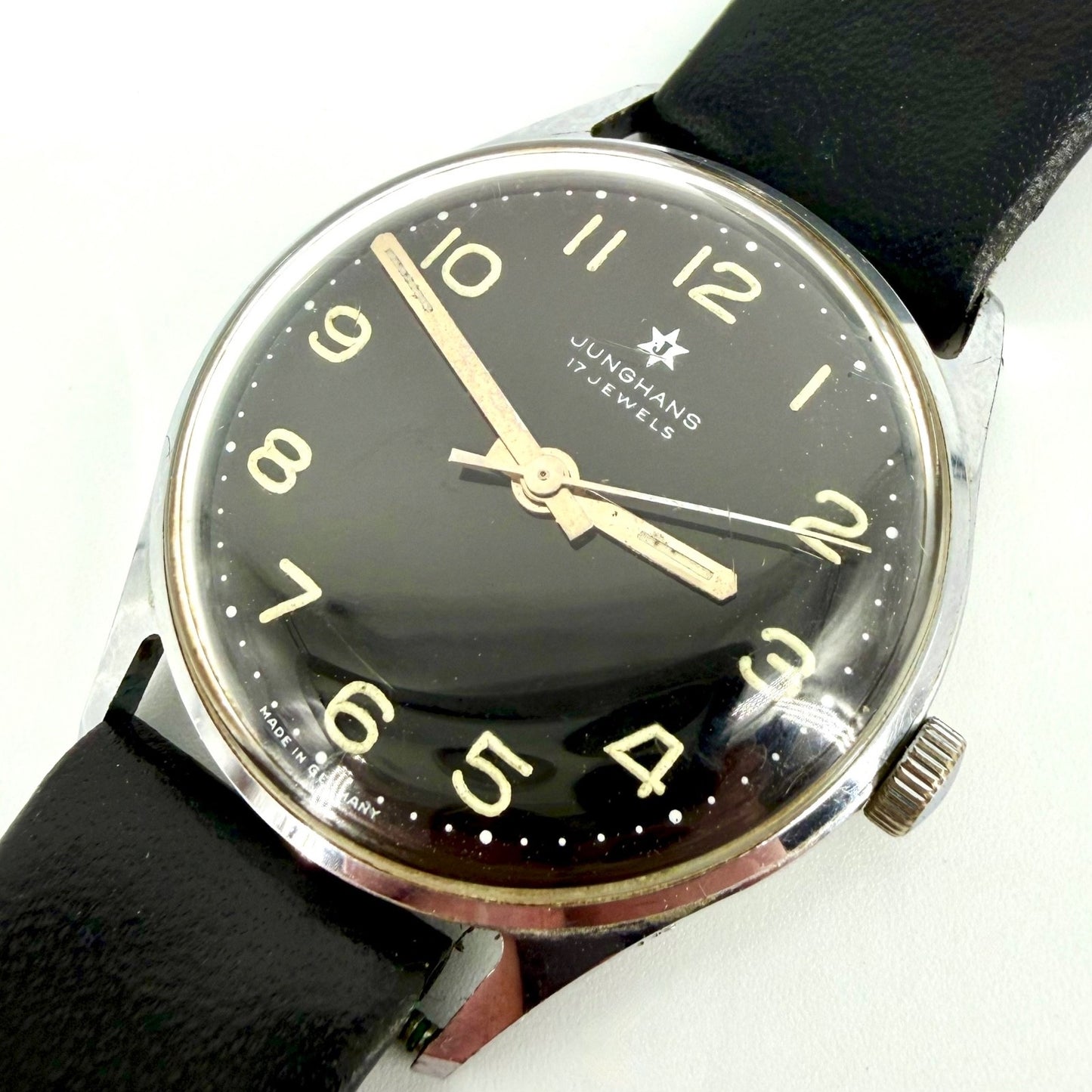 Vintage Junghans 620.00 Wristwatch, 17 Jewels, Manual Wind, c.1967–1972, Working