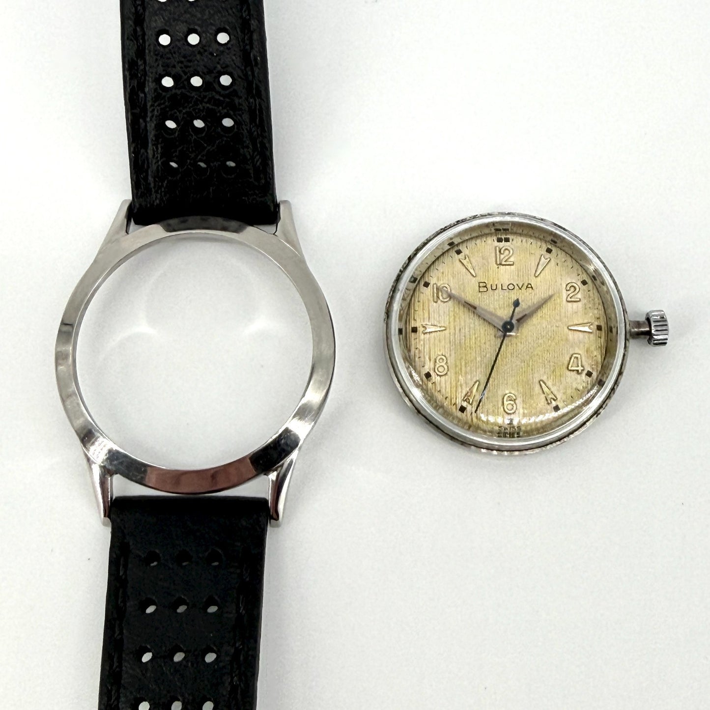 Vintage Bulova Manual Wind Wristwatch – 10BUC – c.1950s – Working