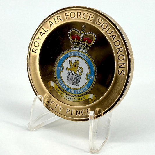 Royal Air Force 101 Squadron Fifty Pence Coin – 2013 – Mint Condition