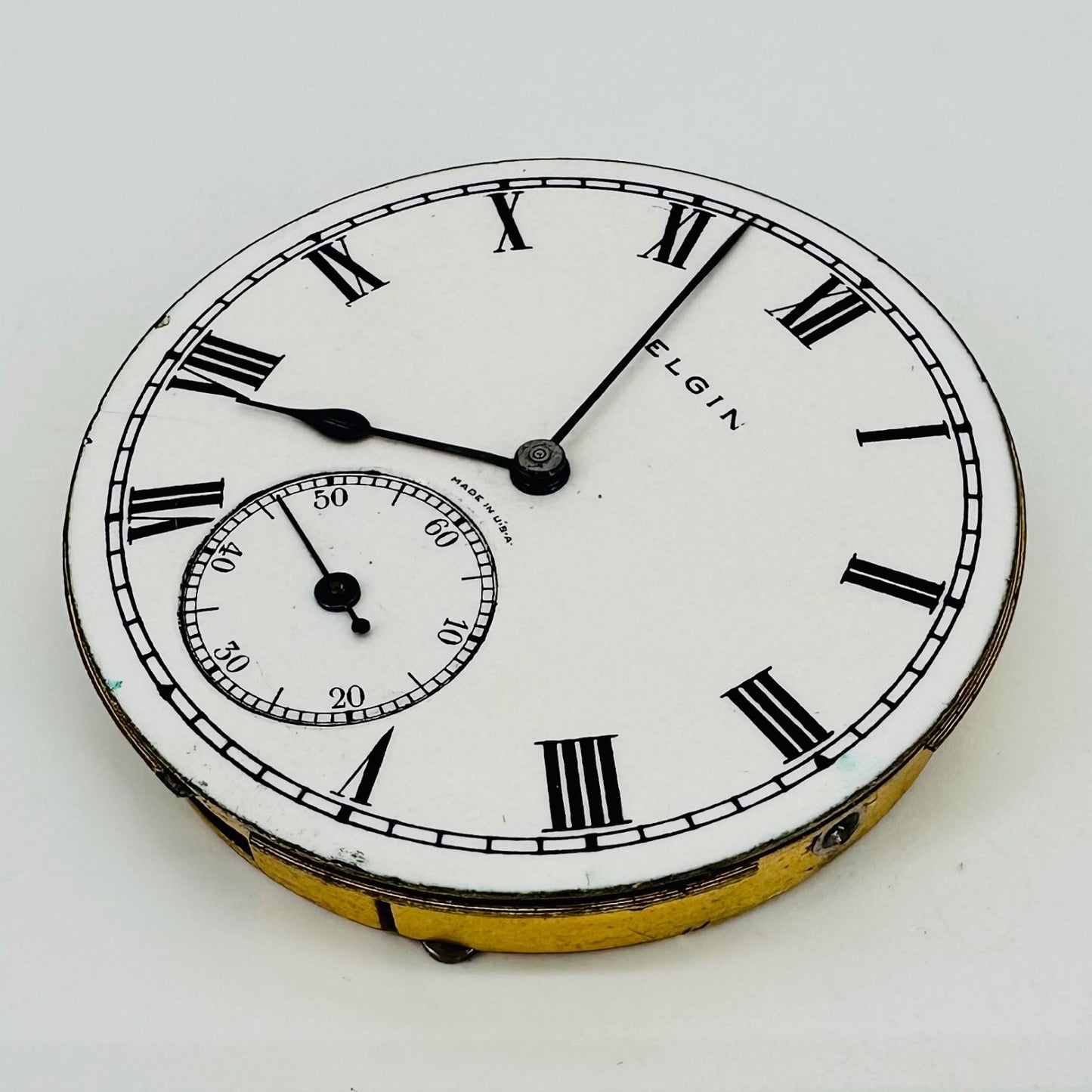 Antique Elgin 16s Pocket Watch Movement – 7 Jewels, Working, c.1924 - Grade 292