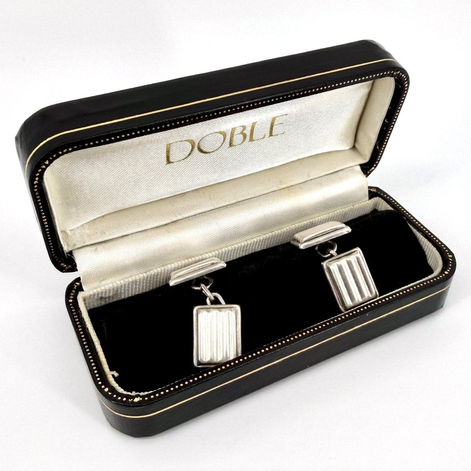 Vintage Solid Silver Cufflinks – Hallmarked London 1946 – RM Ltd