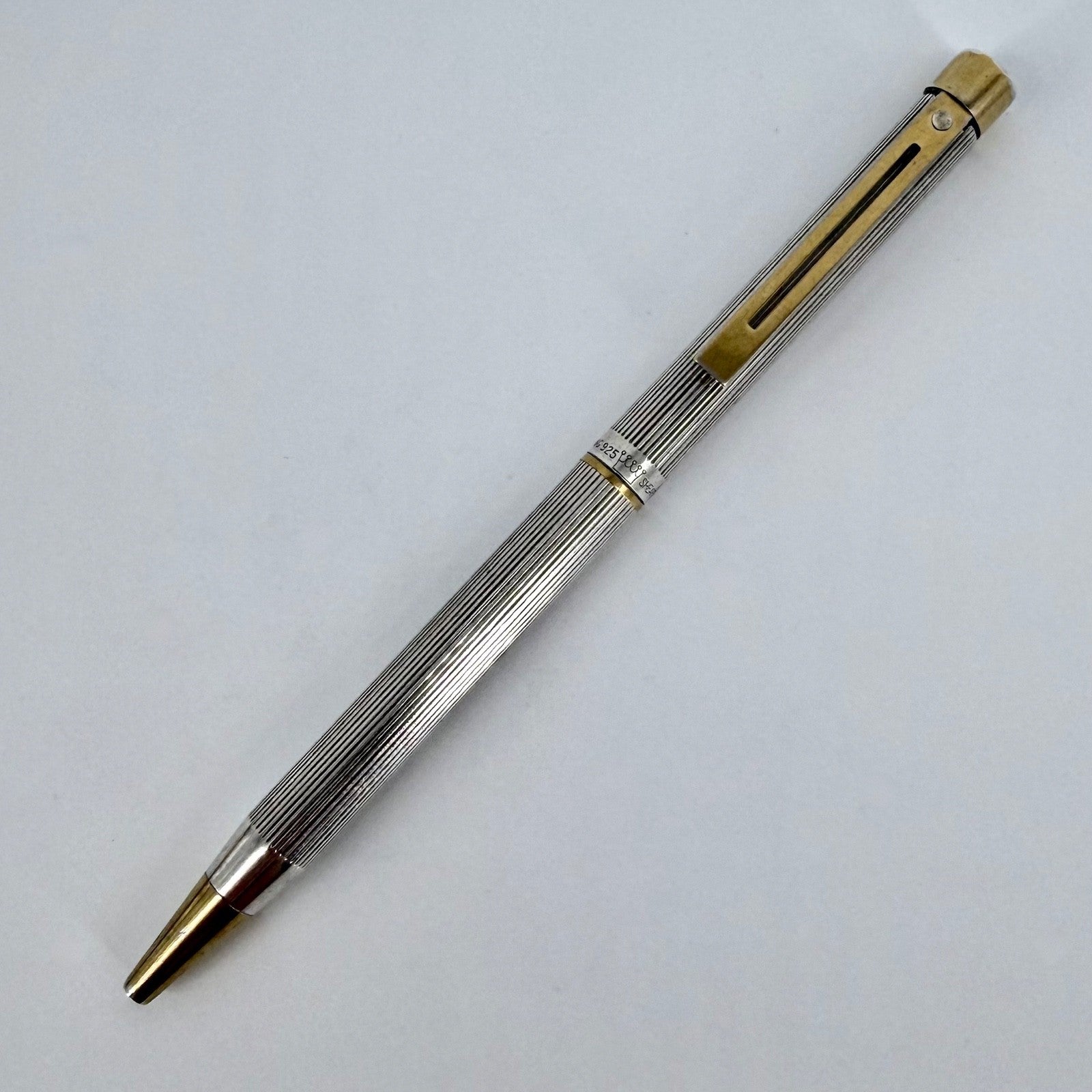 Sheaffer Sterling Silver Ballpoint Pen – London Import 1992 – USA Made