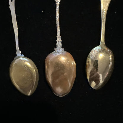 Collection of Antique Teaspoons x3