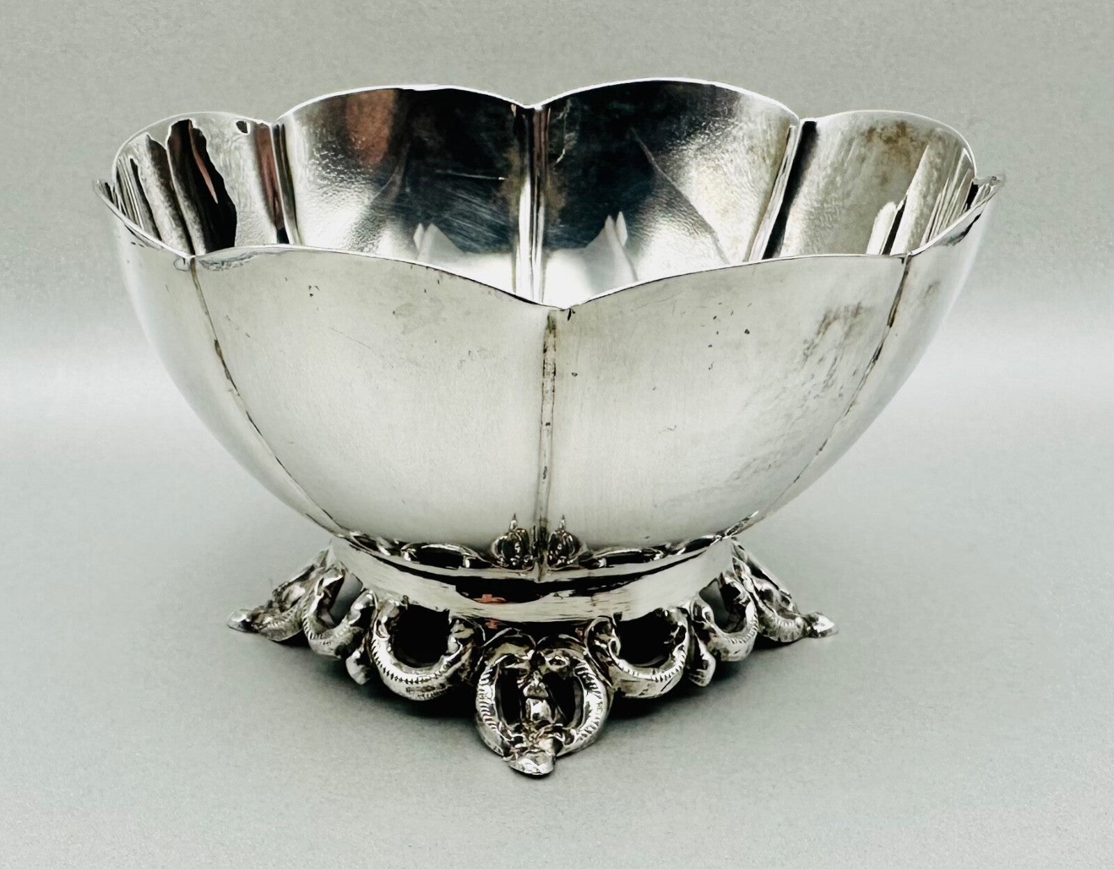 Antique Silver Bowl - 72.8g Stamped Silver