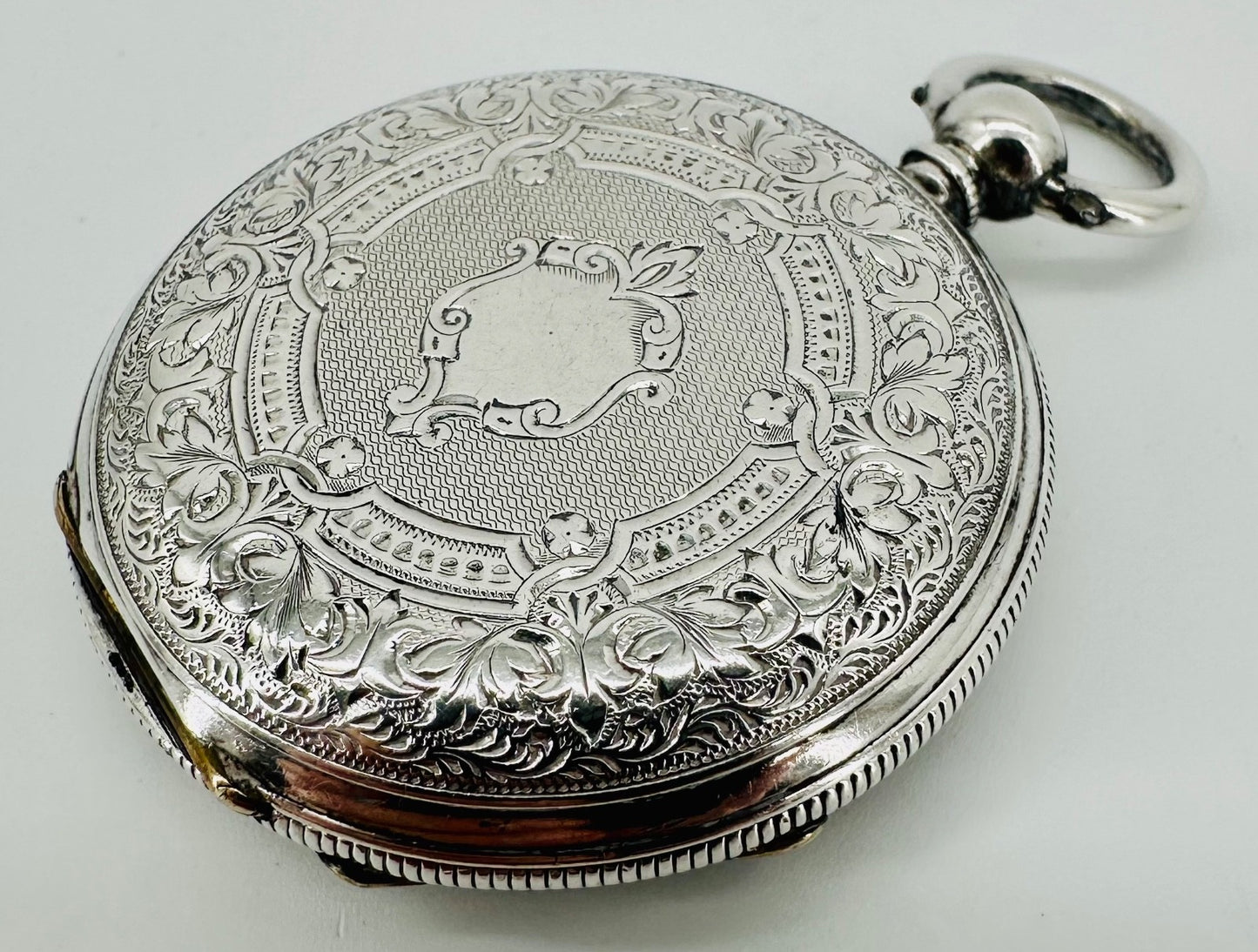 Antique Baume Genève Silver Pocket Watch, Matching Serials, Marked CB, c.1860-80