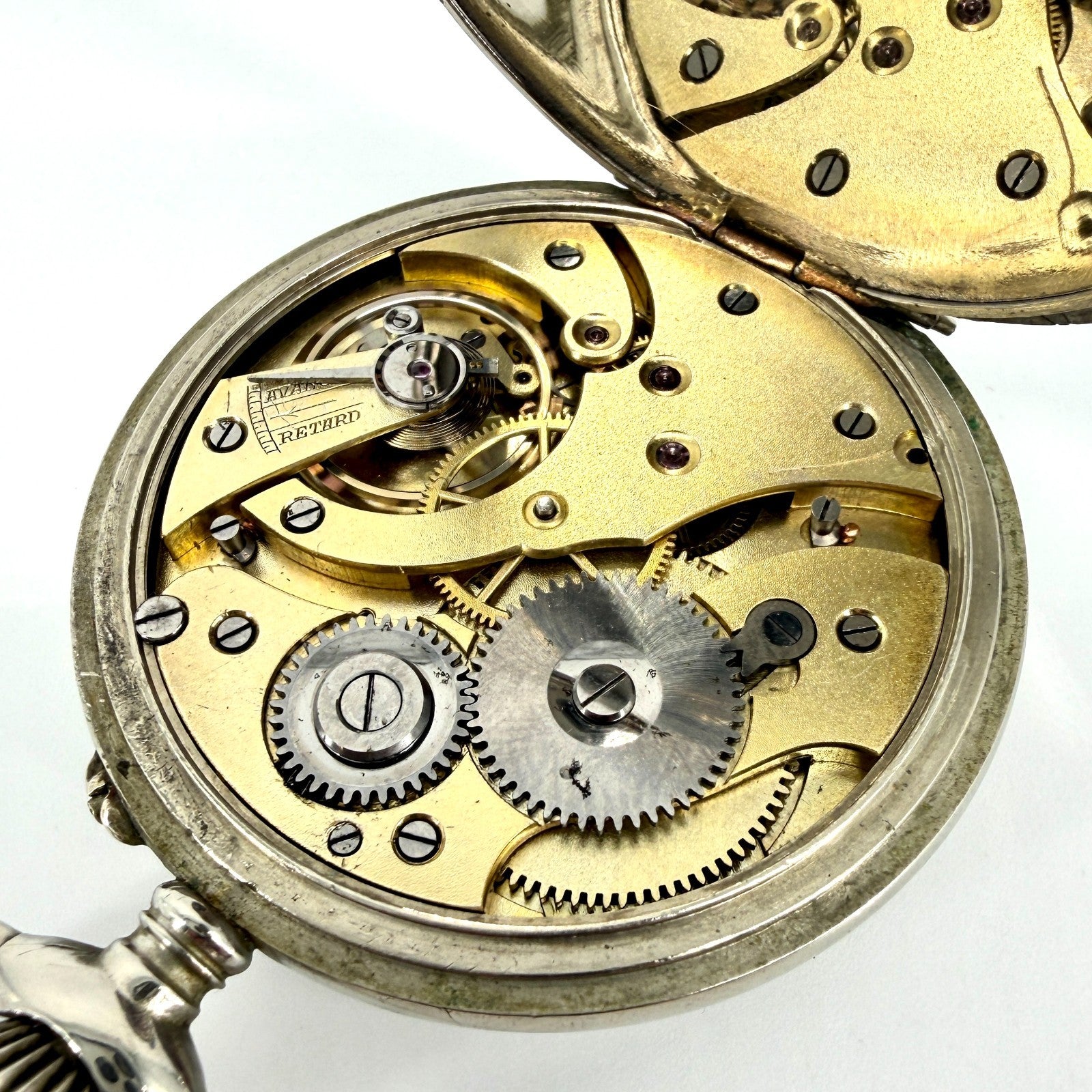 Antique Swiss “Chronomètre” Pocket Watch – Argentan Case – Working – c.1900