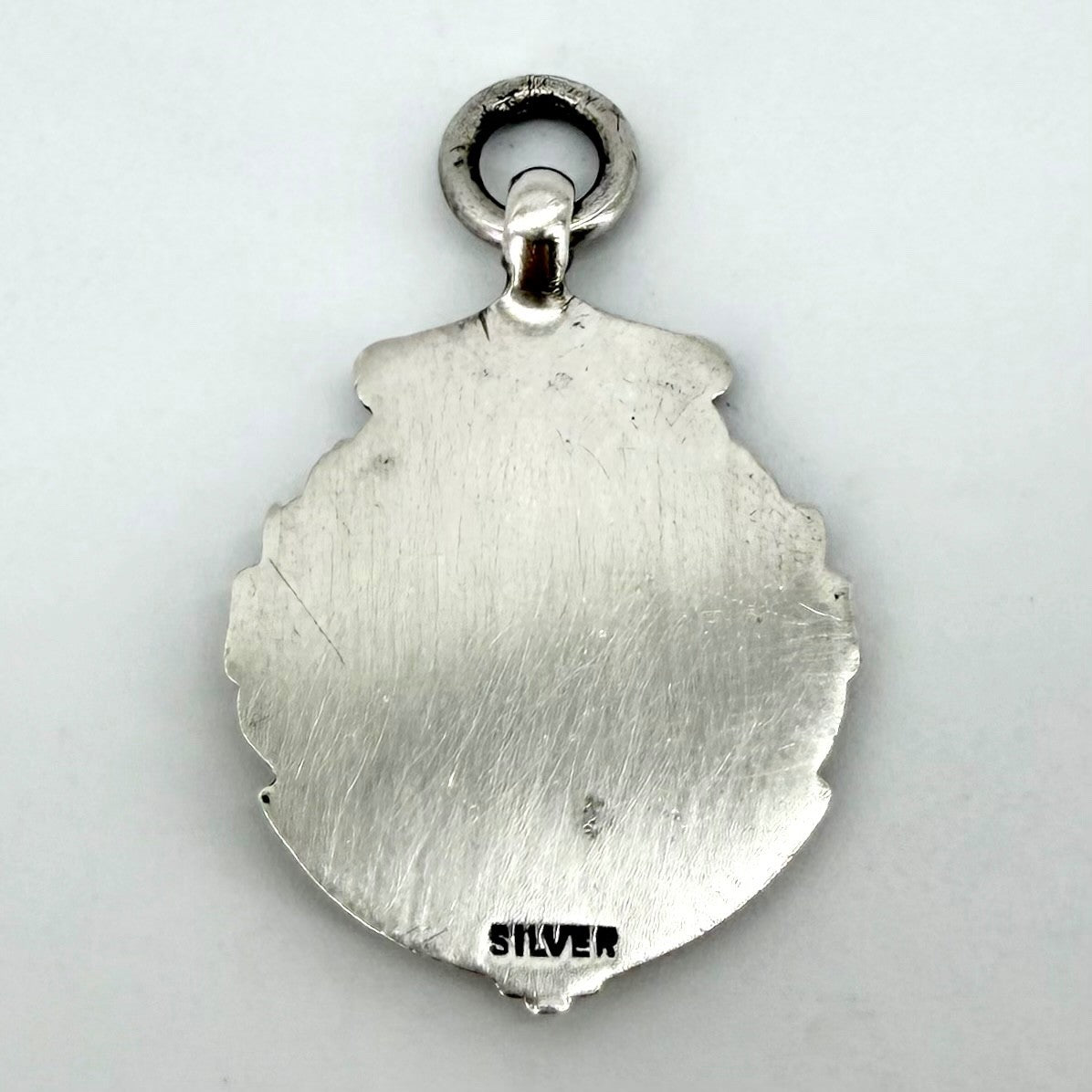 Antique Sterling Silver Football Fob Medal – Early 20th Century