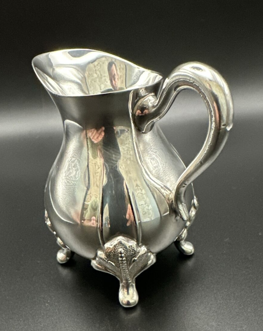 Antique Silver Plate Cream Jug - Viners Alpha Plate