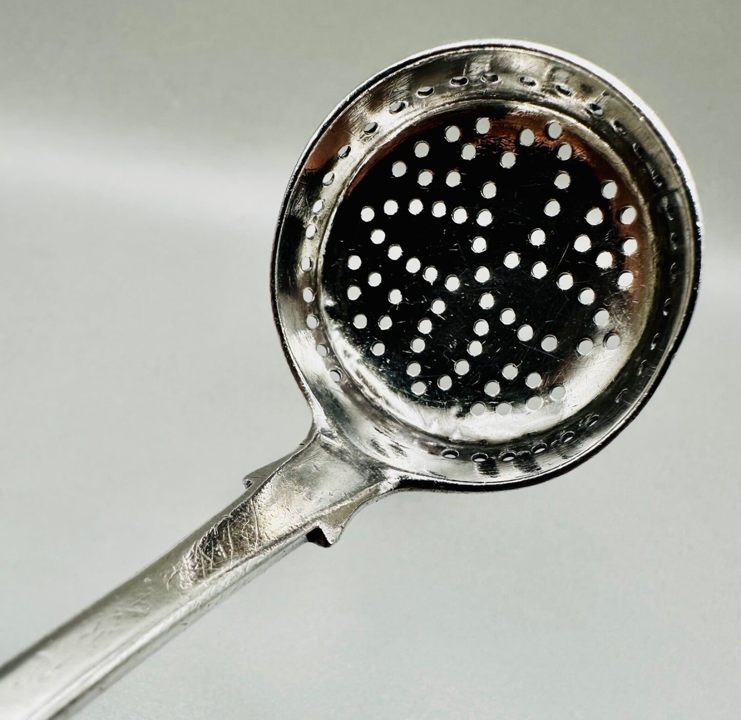 Antique Silver Sugar Sifter Spoon - London 1846 by Chawner & Co.
