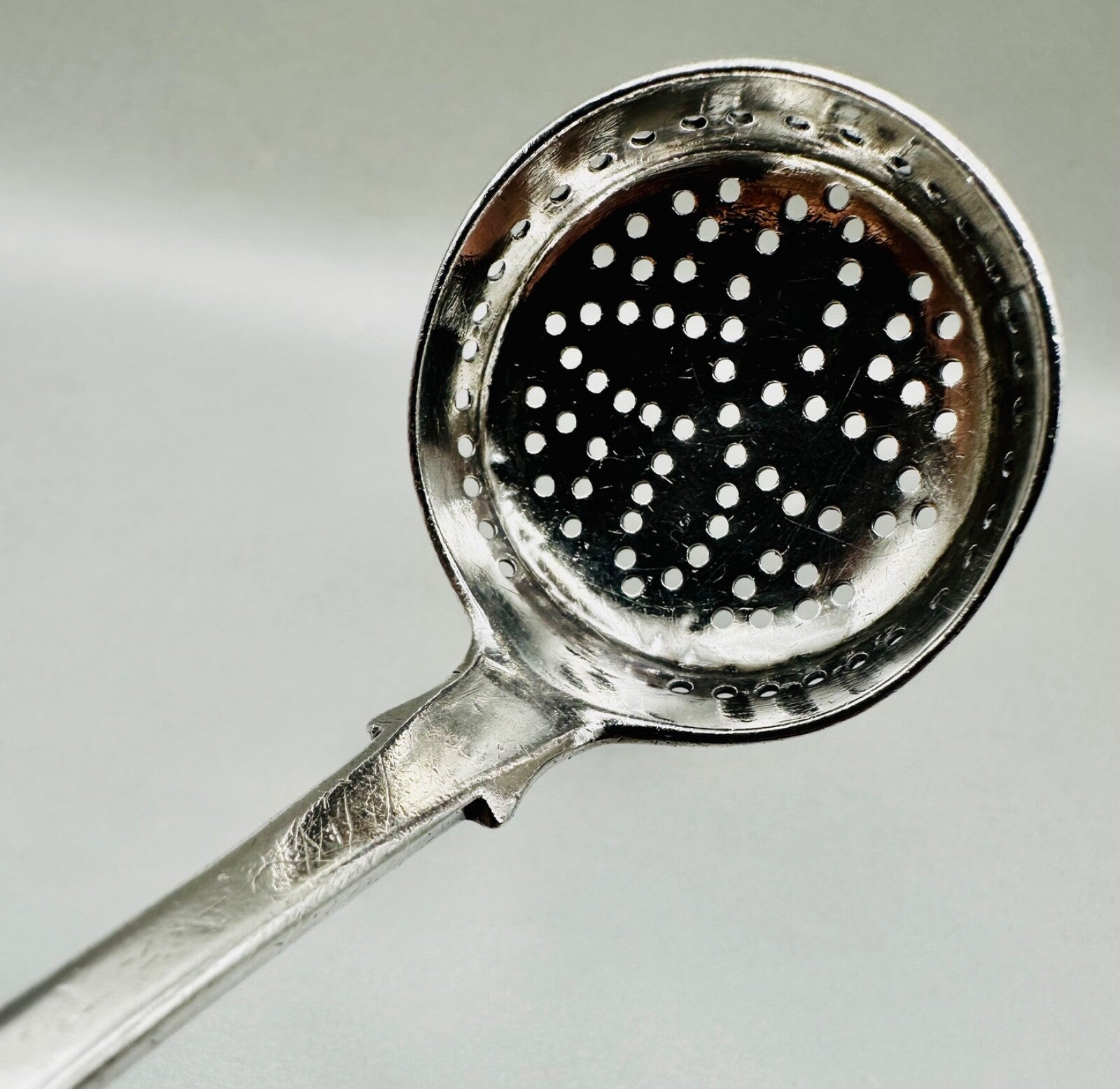 Antique Silver Sugar Sifter Spoon - London 1846 by Chawner & Co.