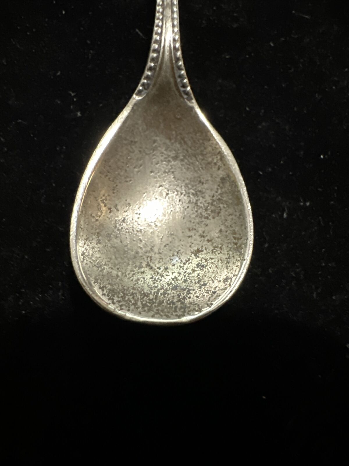 Antique Silver Plate Condiment Spoon