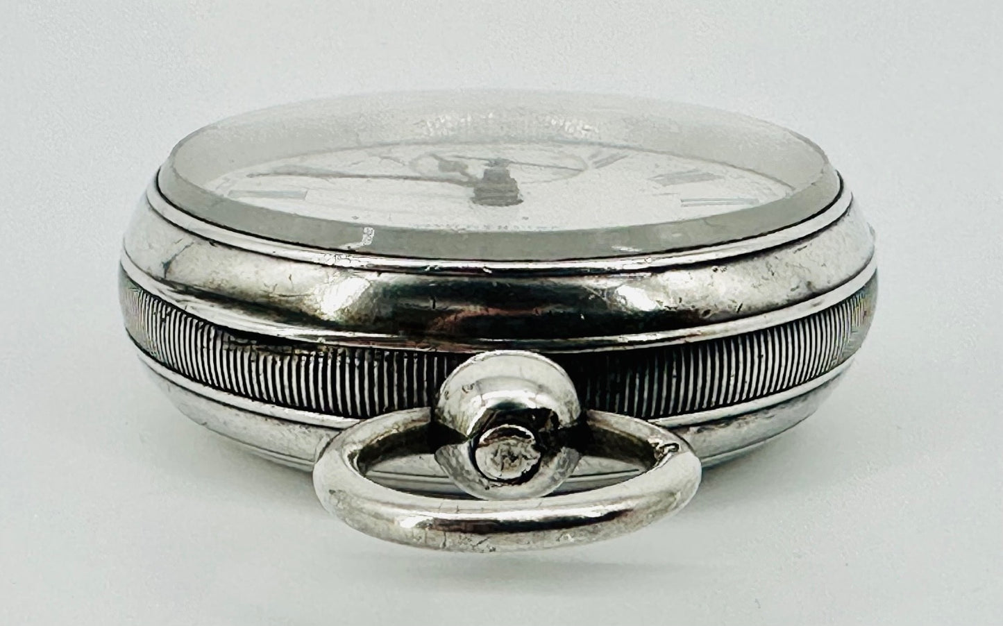 Antique AWW Co. Silver Cased Pocket Watch – Birmingham 1900 - Working