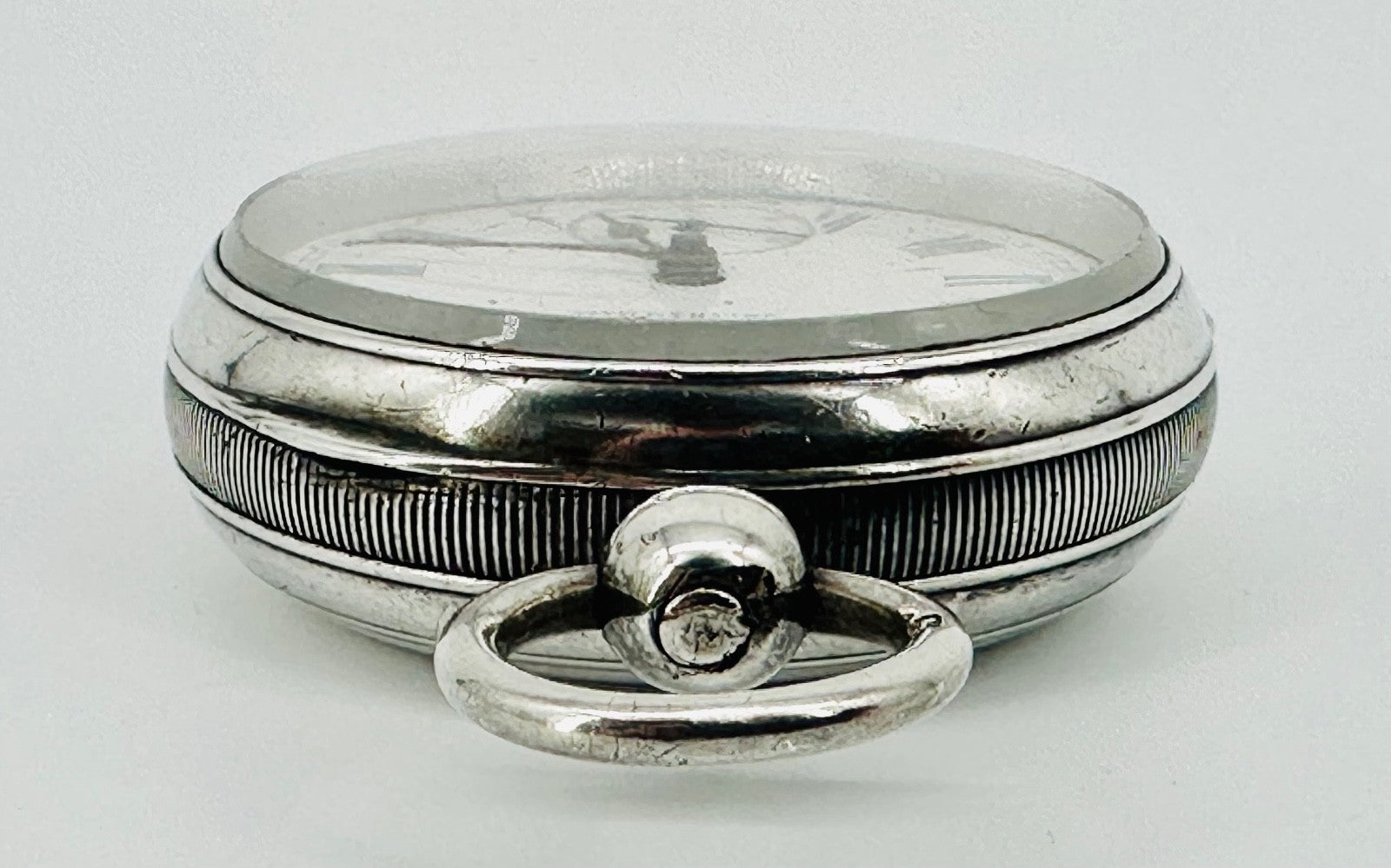 Antique AWW Co. Silver Cased Pocket Watch – Birmingham 1900 - Working