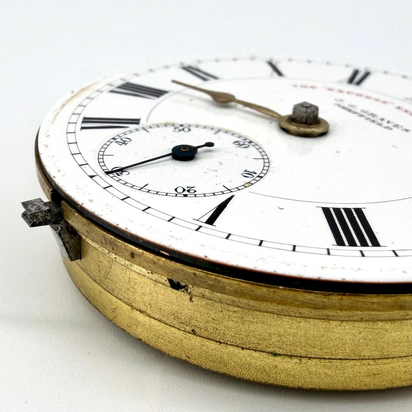 Antique J.G. Graves “Express” English Lever Pocket Watch Movement – Working