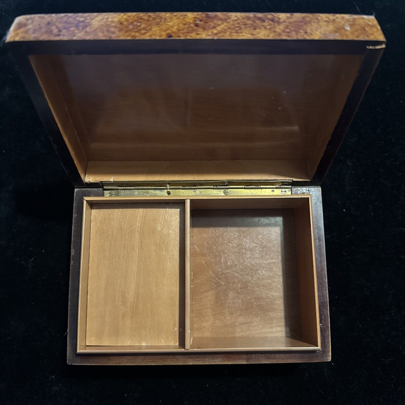 Antique Marquetry Wooden Box