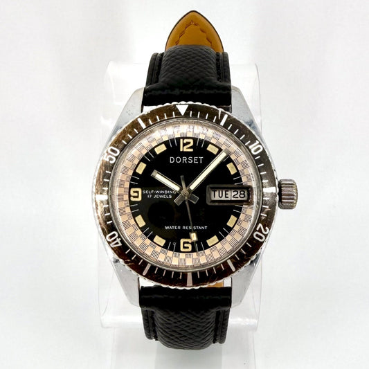 Vintage Gents Automatic Dorset Watch, Working, Montgomery Ward / UT-38 Movement