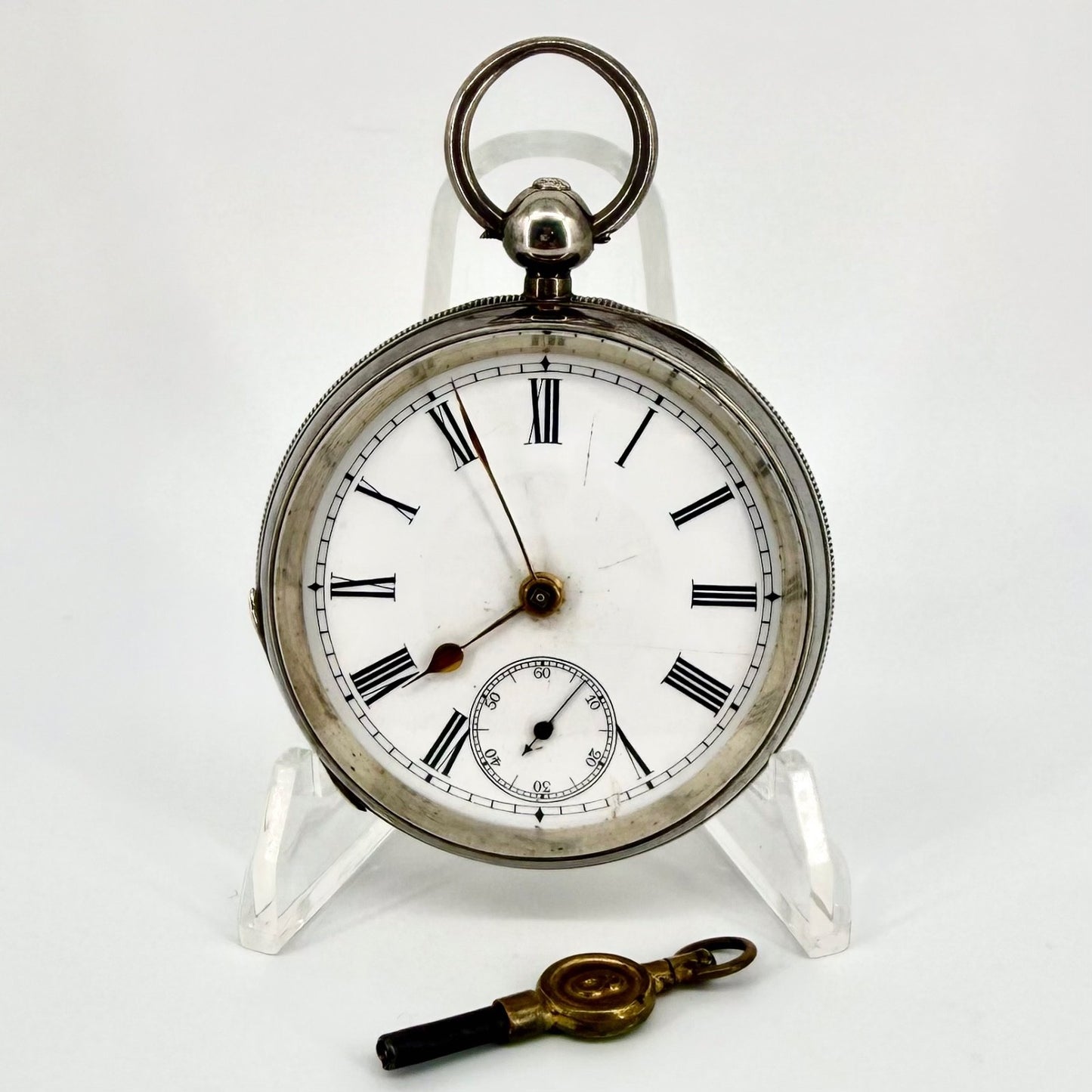 Antique Silver Pocket Watch - Birmingham 1900, Alfred Wigley – Working