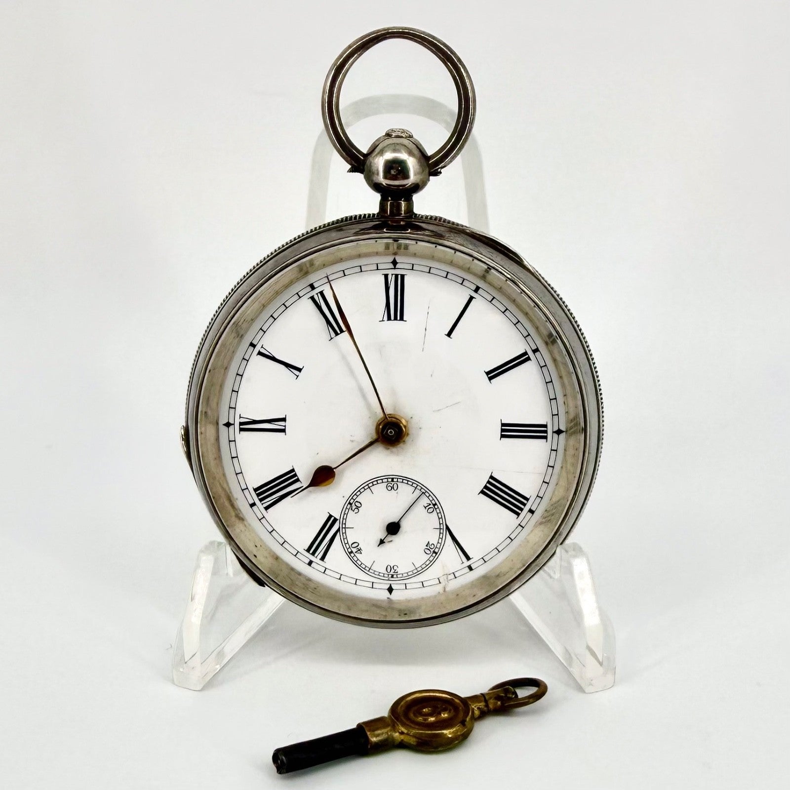 Antique Silver Pocket Watch - Birmingham 1900, Alfred Wigley – Working