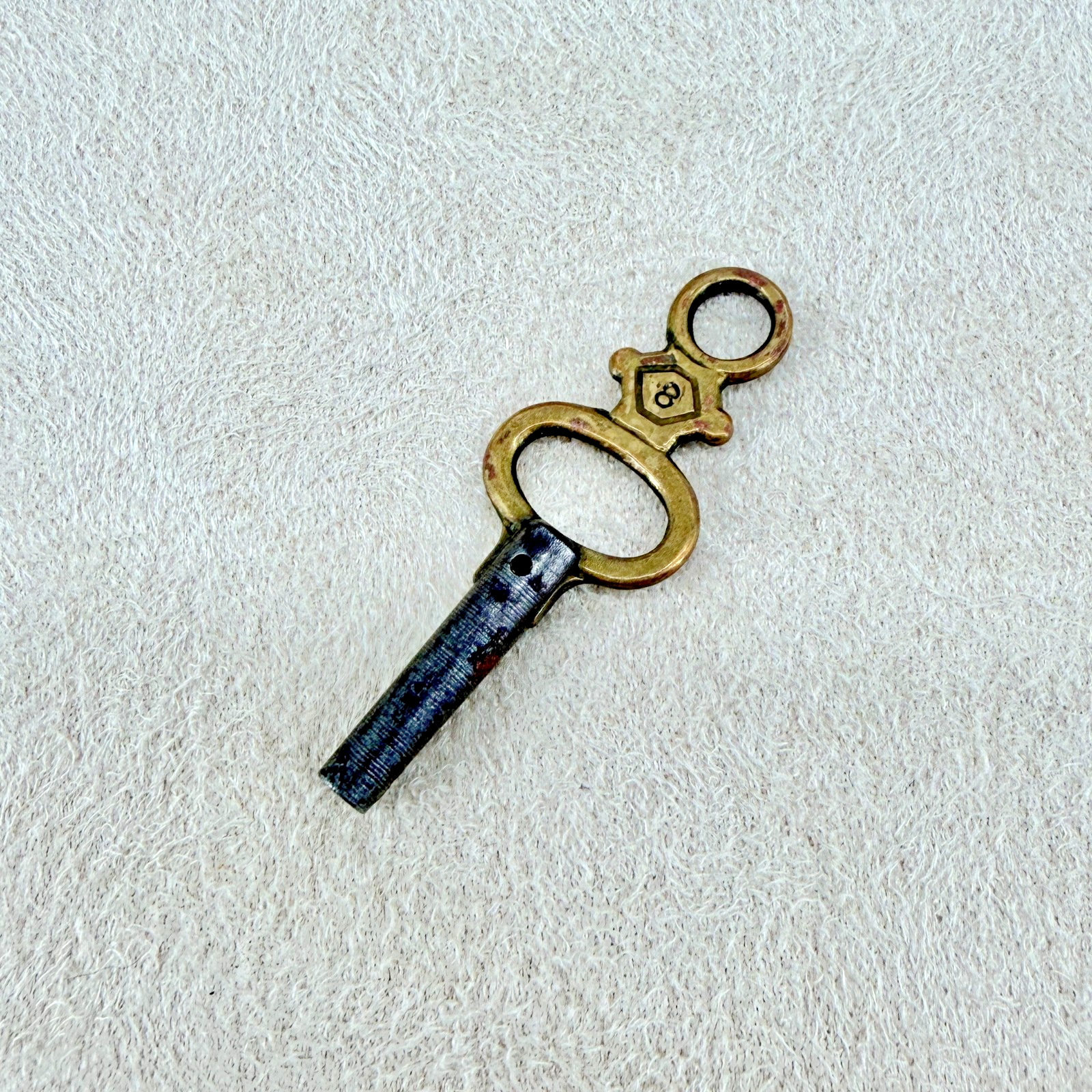 Antique Swiss Pocket Watch Winding Key – 1.8mm Square – c.19th Century