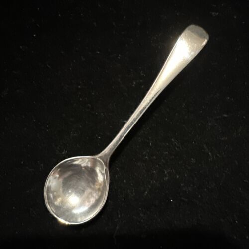 Antique Silver Salt Spoon - Sheffield 1929 Walker & Hall