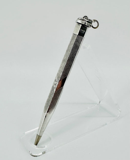 Antique Sterling Silver Propelling Pencil – Made in England