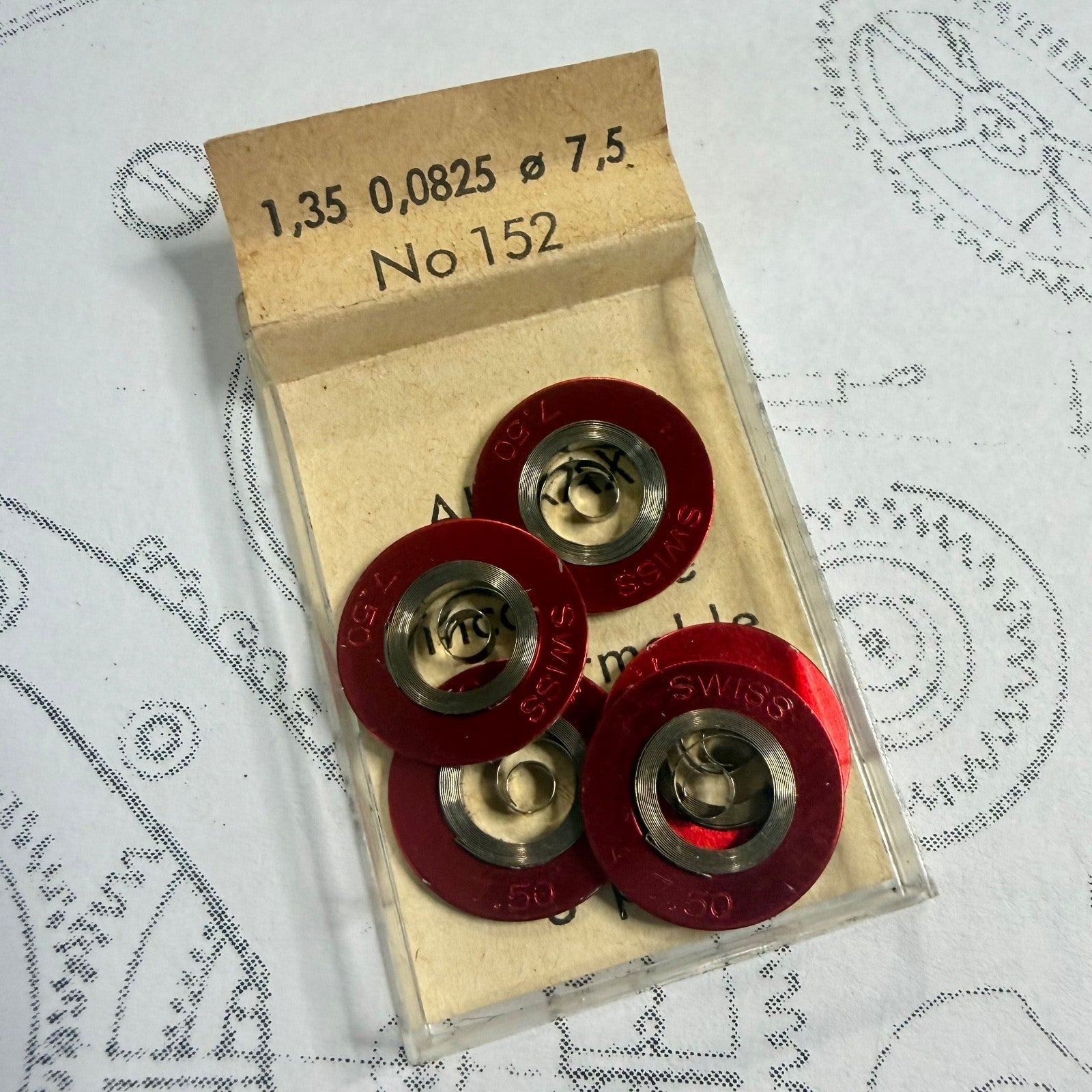 Altrax Mainspring No. 152 – 1.35 x 0.0825 x 7.5 mm – Swiss