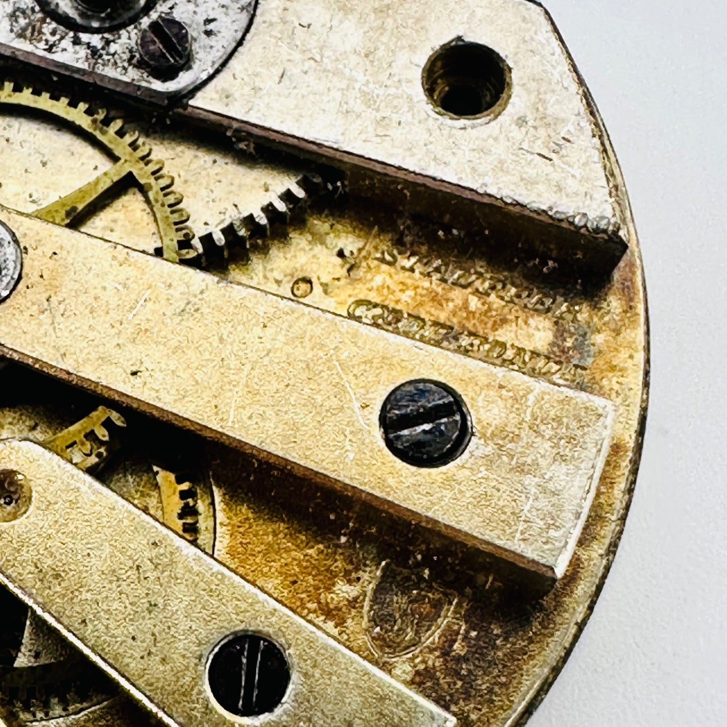 Antique Stauffer Pocket Watch Movement – Key Wound – Spares/Repair