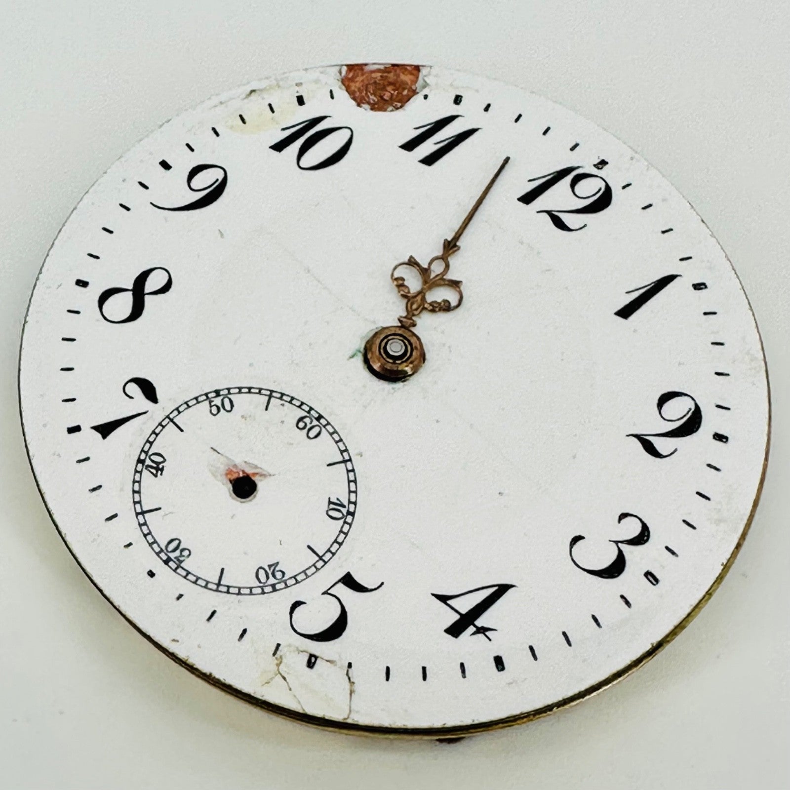 Antique DOM Pocket Watch Movement – 42mm – Stem Wound – Spares/Repair