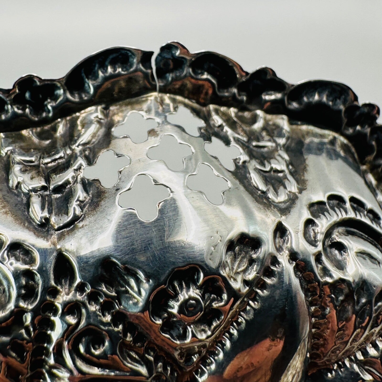 Pair of Antique Silver Trinket Dishes - Birmingham 1901 by William Devenport