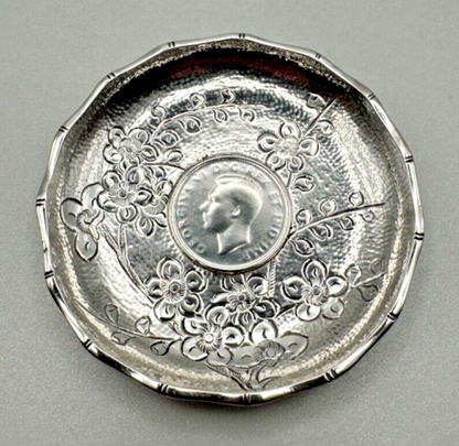 Sterling Silver Canadian Coin Dish - Hong Kong - Lee Yee Hing