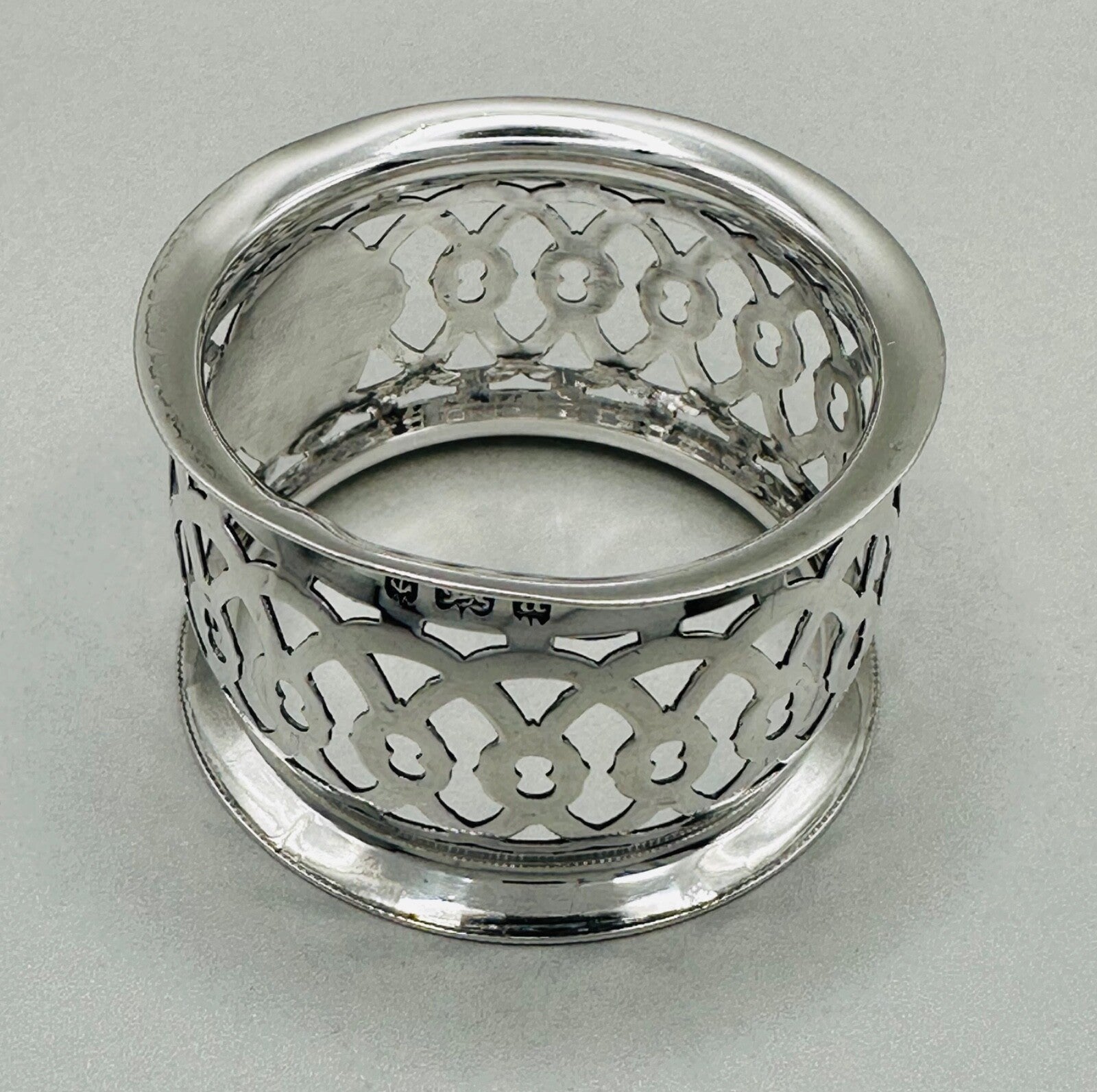 Antique Silver Napkin Ring, Birmingham 1900 by Reynolds & Westwood