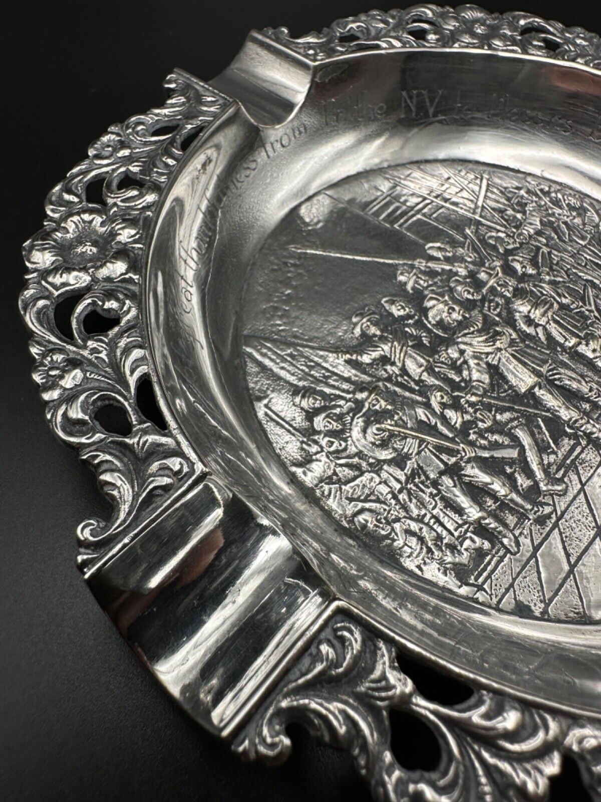 Vintage Silver Plate Ash Tray - Hendrik Hooijkaas